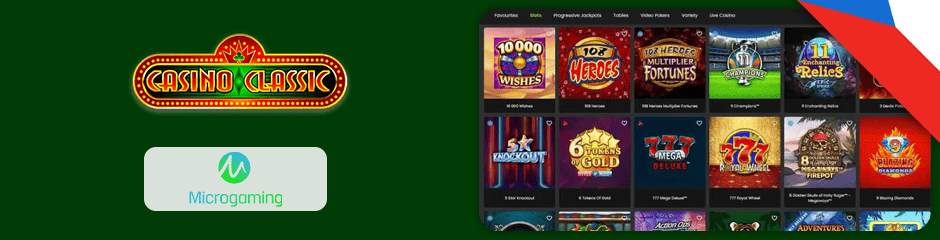 classic casino hry a software