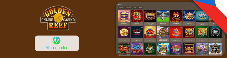 golden reef casino hry a software
