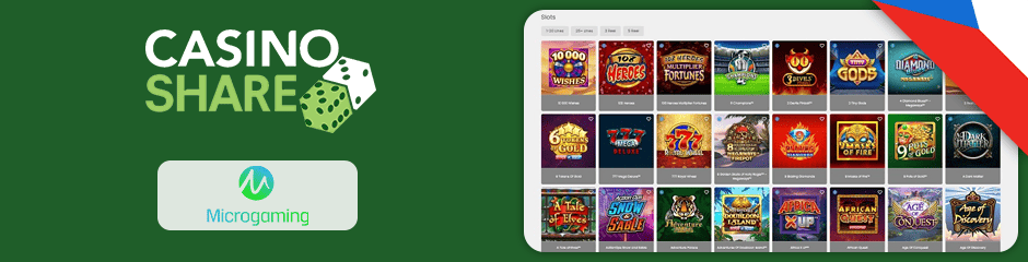casino share hry a software
